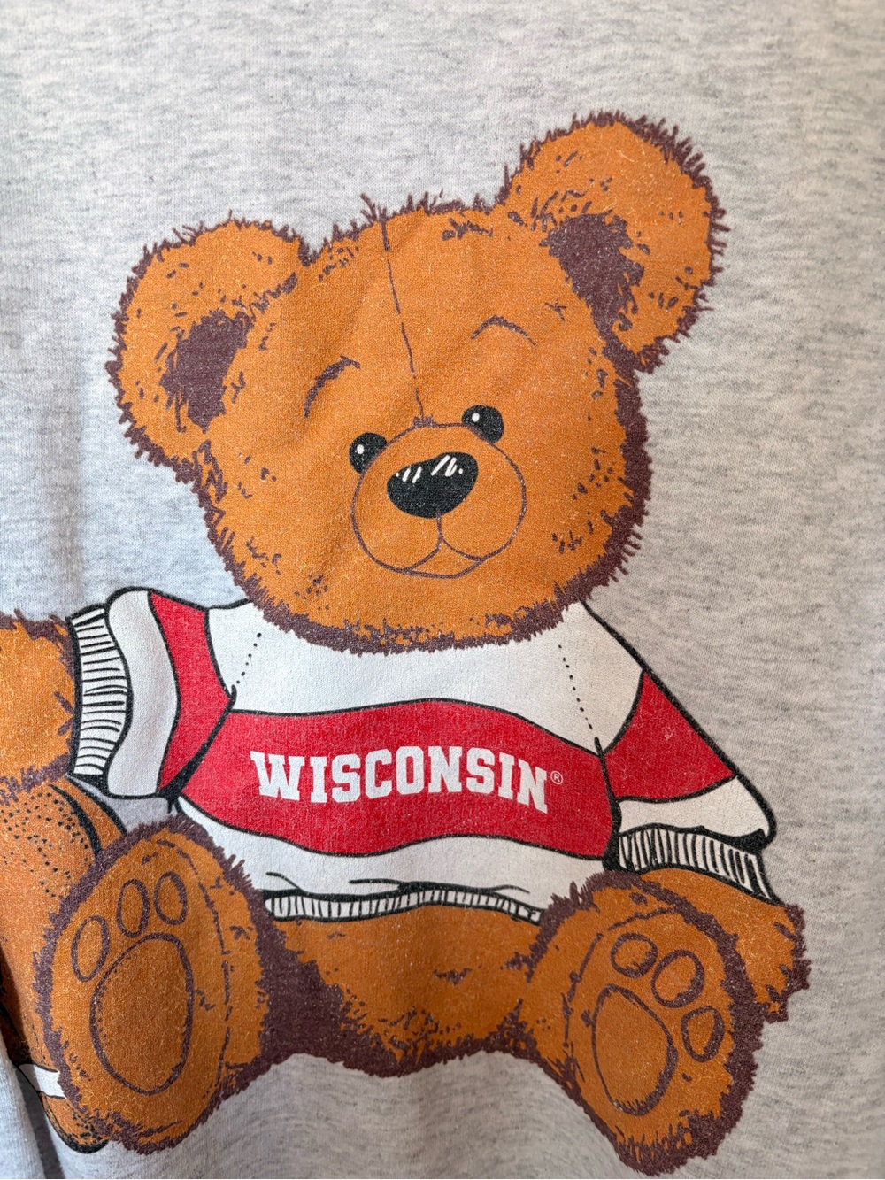 Wisconsin Design Team Teddy Bear Crewneck - Picture 3 of 5